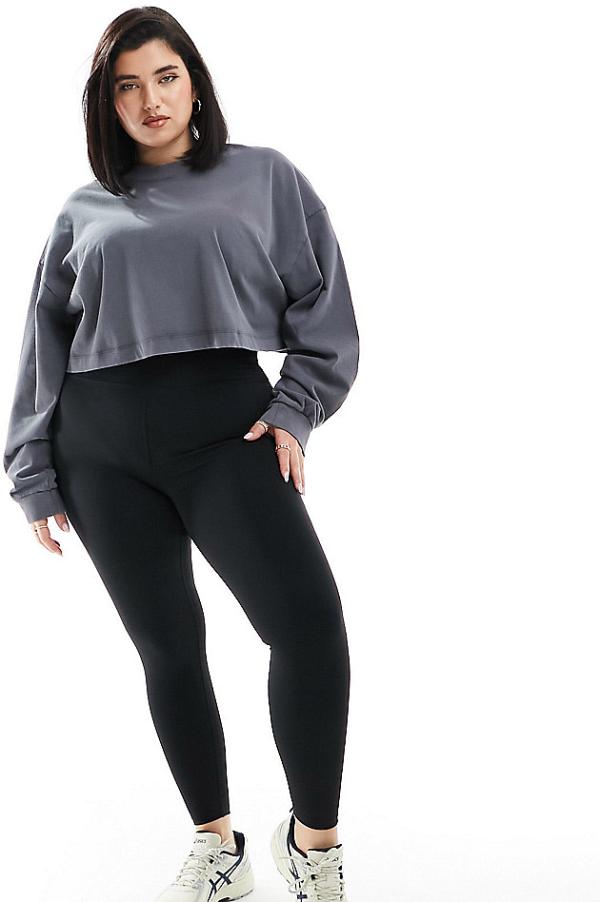 ASOS 4505 Curve icon gym leggings-Black