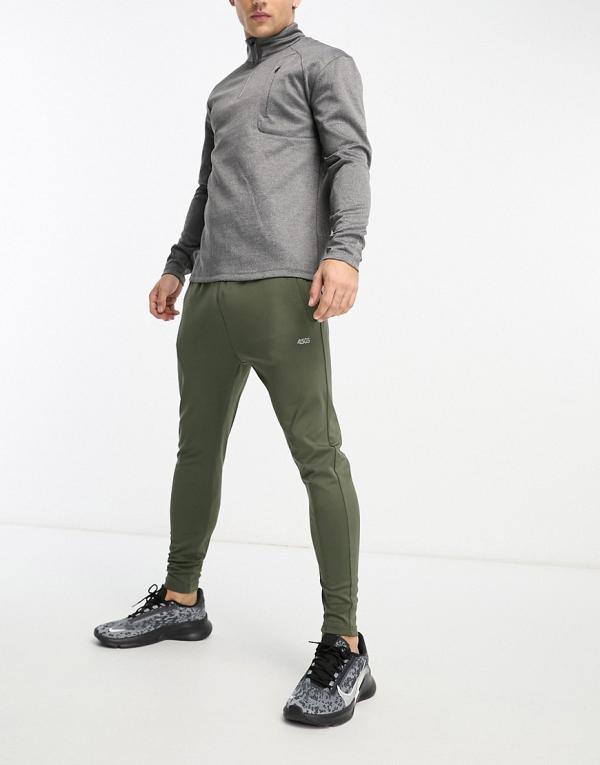 ASOS 4505 icon super skinny training trackies with quick dry-Green