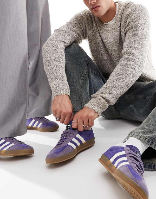 adidas Originals Gazelle Indoor sneakers in purple