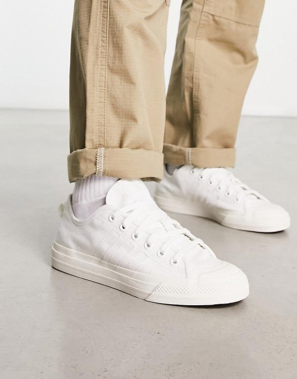 adidas Originals Nizza RF sneakers in white