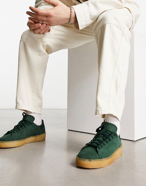 adidas Originals Stan Smith Crepe sneakers in dark green