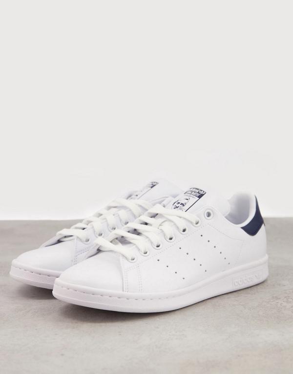 adidas Originals Stan Smith sneakers in white and navy