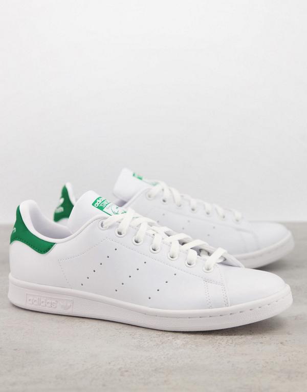 adidas Originals Stan Smith sneakers in white with green tab