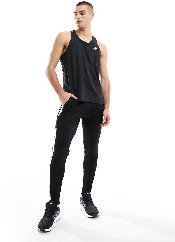 adidas Running Own The Run tank top in black