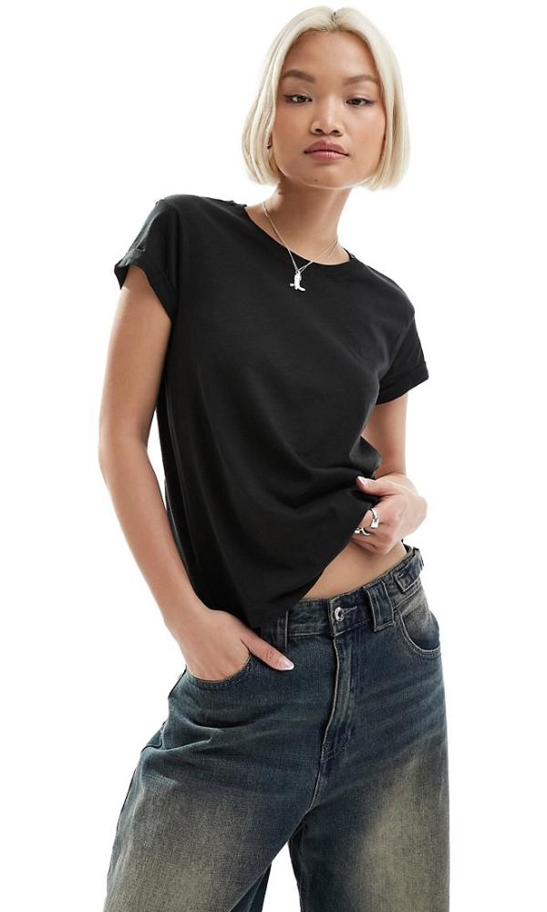 AllSaints Anna tee in black