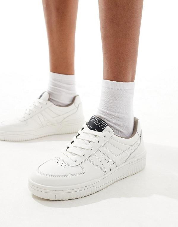 AllSaints Vix leather sneakers in white