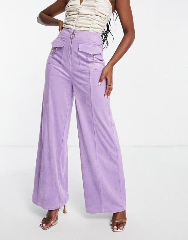 Amy Lynn Jackson pants in lilac-Purple