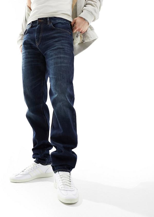 Armani Exchange J13 slim fit jeans in dark wash-Navy