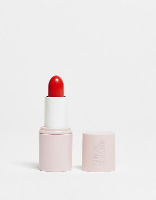 Barry M Sheer Splash Moisturising Tinted Lip Balm - Strawberry Soak-Red