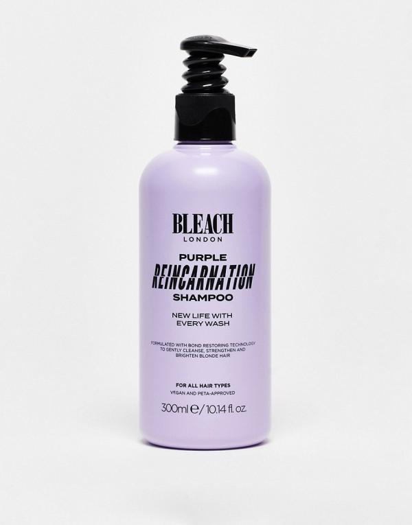 Bleach London Reincarnation Purple Toning Shampoo 300ml-No colour
