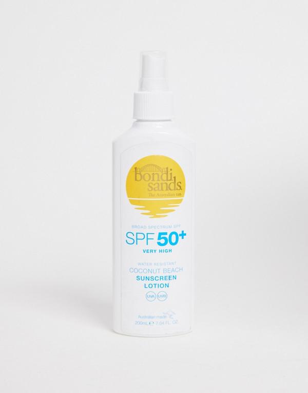 Bondi Sands Coconut Beach Sunscreen Lotion SPF50+ 200ml-Clear