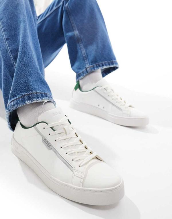 BOSS Rhys Tenn sneakers in white