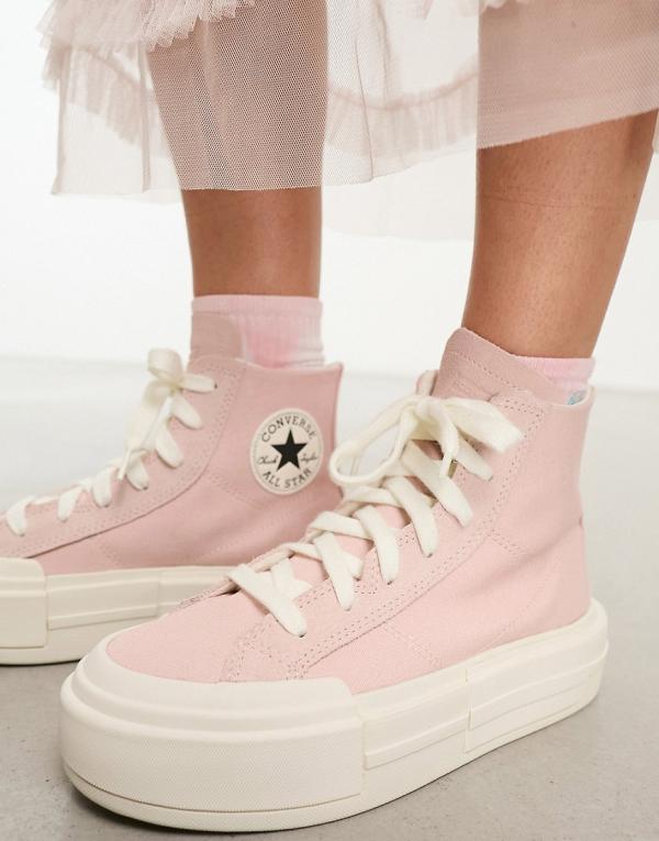 Converse Chuck Taylor All Star Cruise Hi platform sneakers in pink