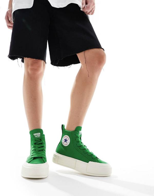 Converse Cruise Hi sneakers with chunky laces in green