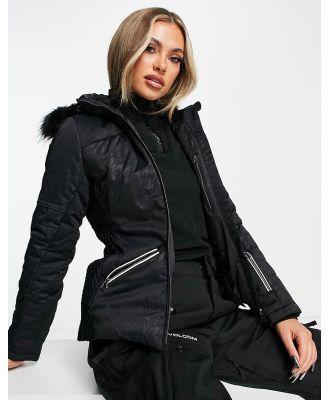 Dare 2b Prestige ski jacket in black dogtooth
