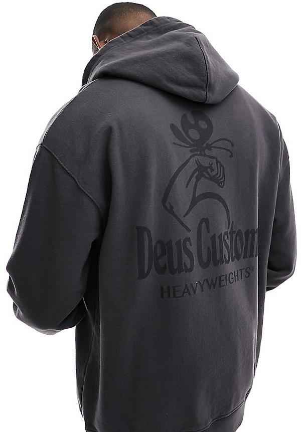 Deus Ex Machina heavyweights hoodie in black