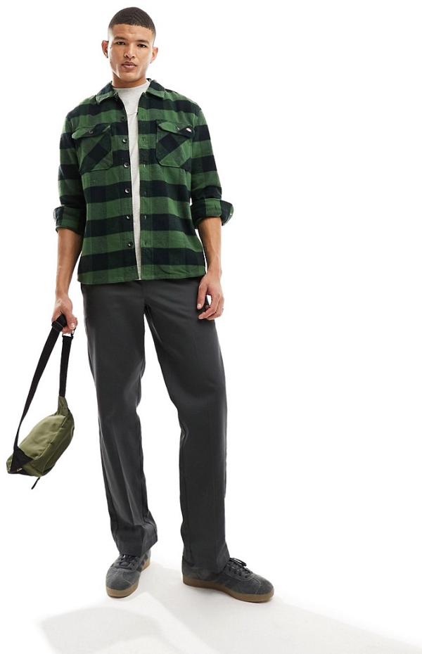 Dickies New Sacramento check shirt in pine green