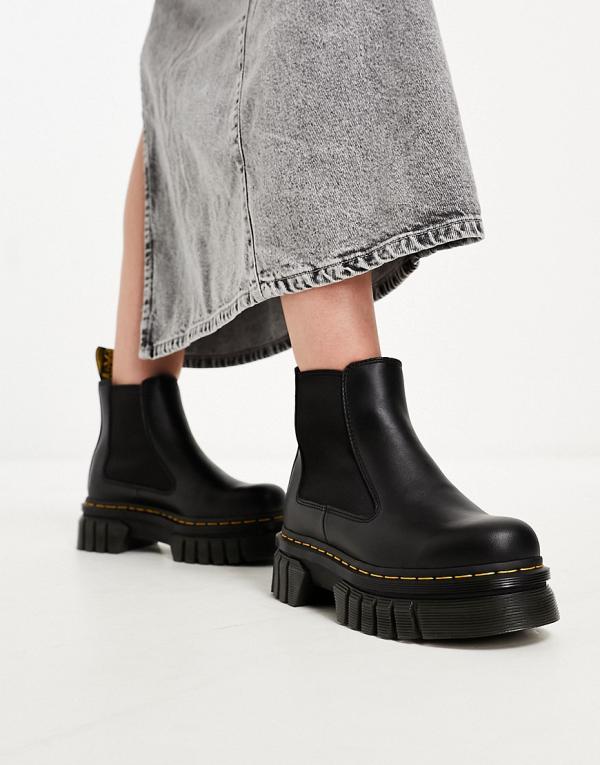 Dr Martens Audrick chunky flat Chelsea boots in black