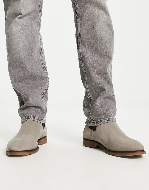 Dune London chelsea boots in taupe-Brown