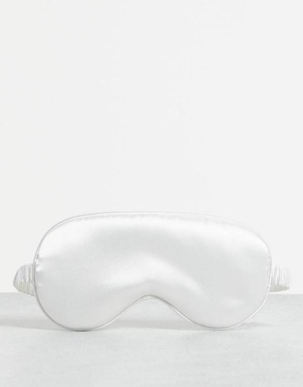 Easilocks Classic Satin Eye Mask - White