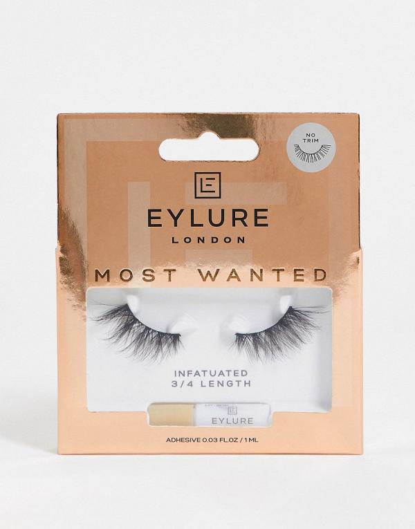 Eylure Most Wanted 3/4 Length Accent False Lashes - Infatuated-Black