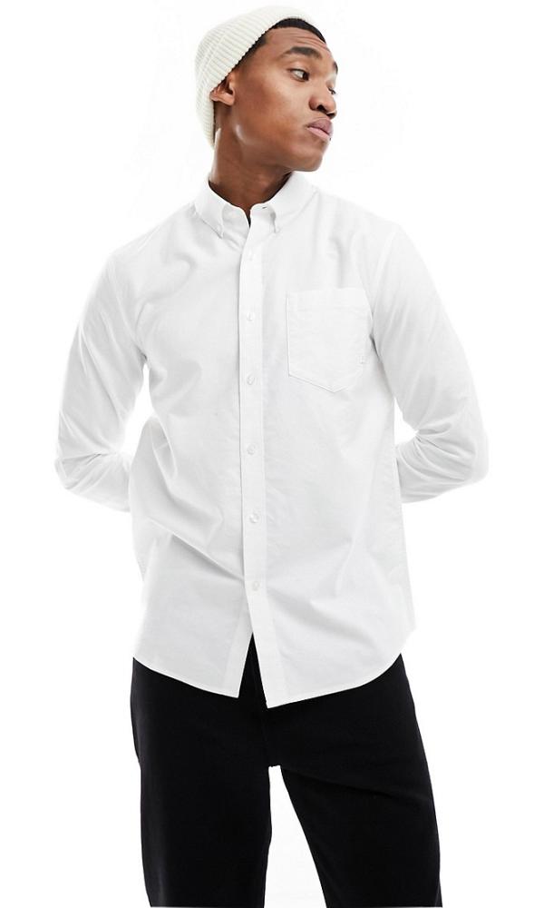 Farah Brewer relaxed shirt in white