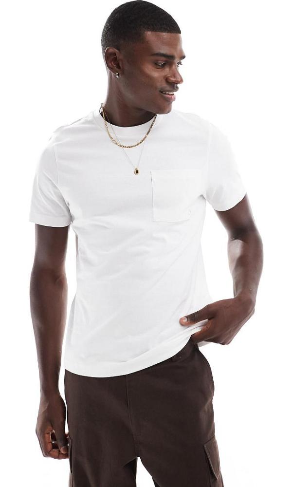 Farah Stacy pocket t-shirt in white