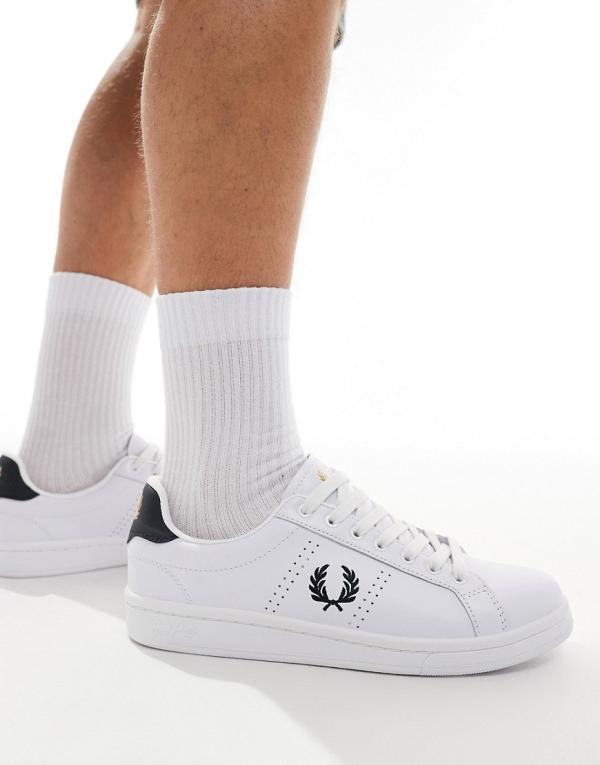 Fred Perry B721 leather sneakers in white