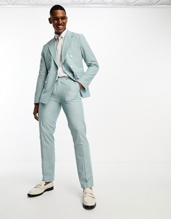 Gianni Feraud slim fit light blue suit pants