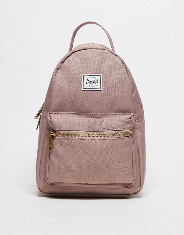 Herschel Supply Co Nova mini backpack in ash rose-Pink