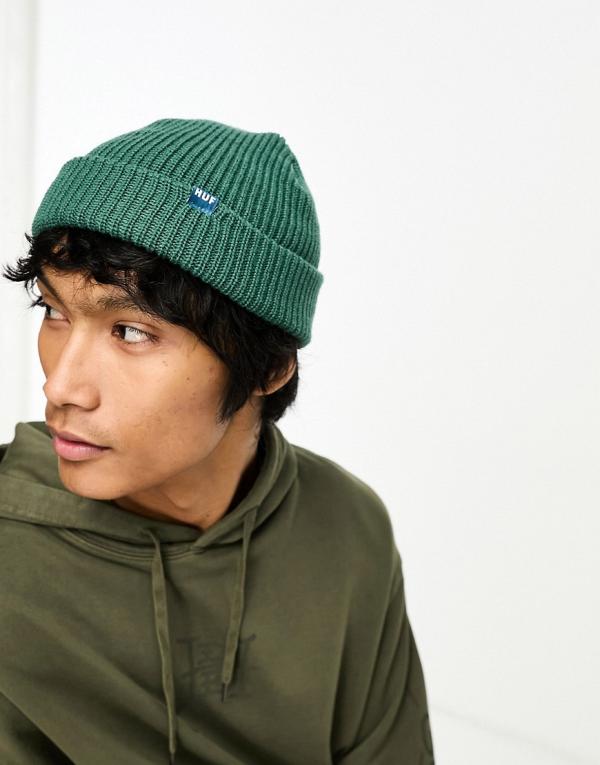 HUF Set Usual beanie in sage green