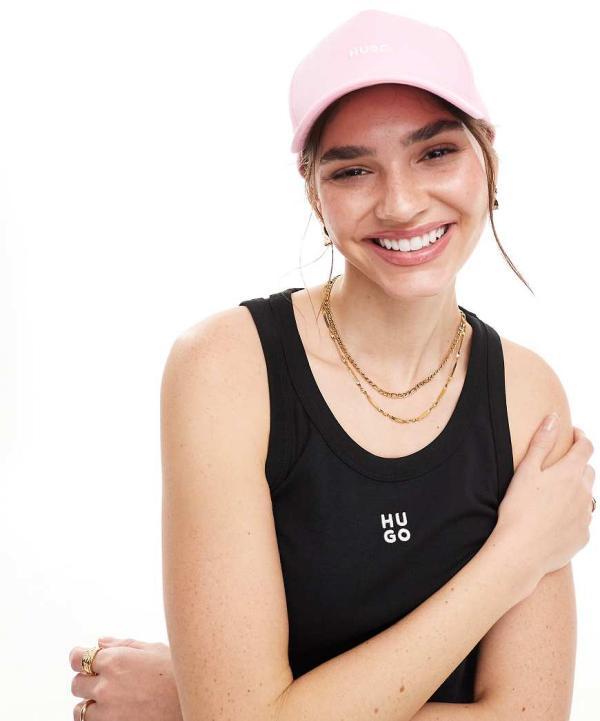 HUGO RED baseball cap in pink