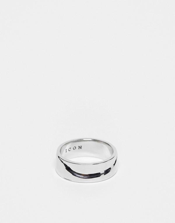 Icon Brand Oscilla band ring in silver