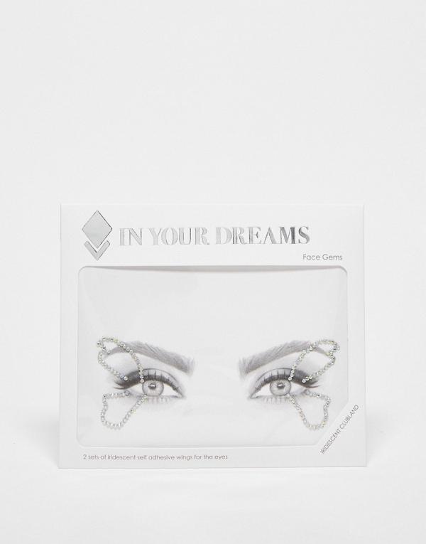In Your Dreams Butterfly Iridescent Clubland Eye Jewels-Multi