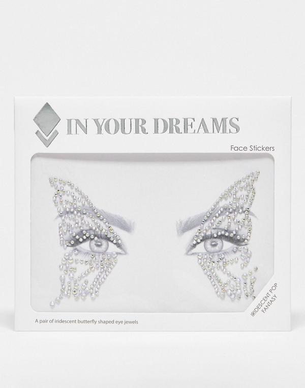 In Your Dreams Halloween Iridescent Pop Fantasy Butterflies Eye Jewels-Multi