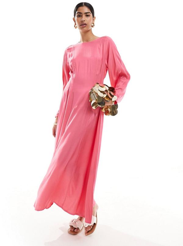 InWear Cleo smock midi dress in pink