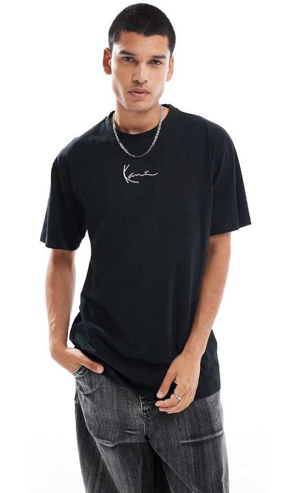 Karl Kani signature logo t-shirt in black