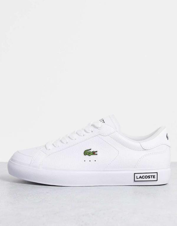 Lacoste Powercourt sneakers in white