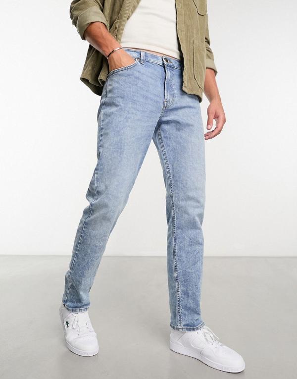Lee West relaxed straight fit jeans in light blue