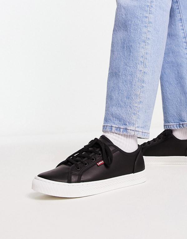 Levi's PU sneakers in black