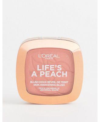 LOreal Paris Life's a Peach Blush Powder-Pink