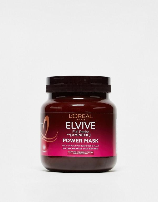 L'Oreal Paris Elvive Full Resist Power Mask With Aminexil for Hair Fall Due to Breakage 680ml-No colour