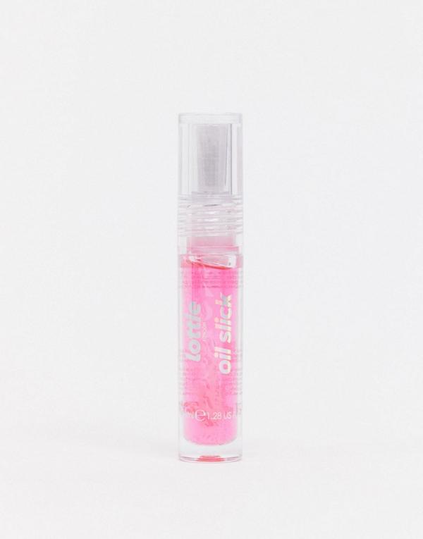 Lottie London Oil Slick Lip Gloss - Extra Cherries-Clear