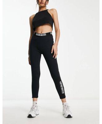 Napapijri Box logo leggings in black