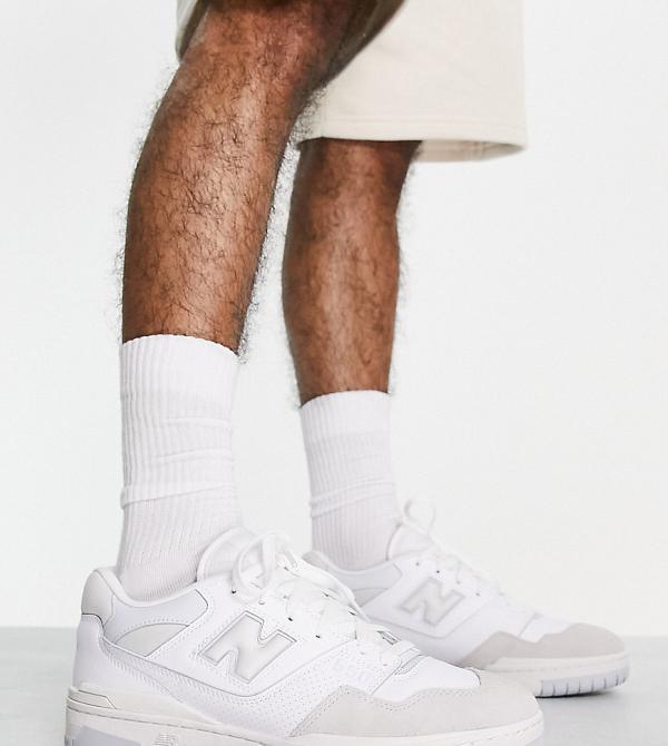 New Balance 550 sneakers in white grey and baby blue - Exclusive to ASOS