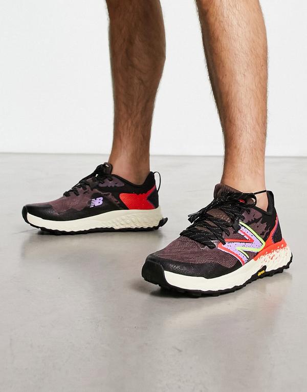 New Balance Running Hierro trail trainers in black and multi