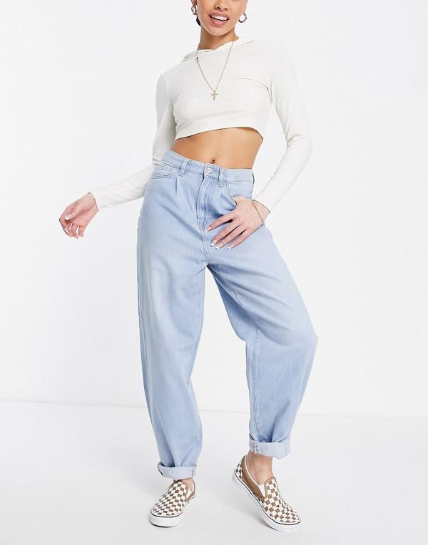New Look slouchy mom jeans in light blue