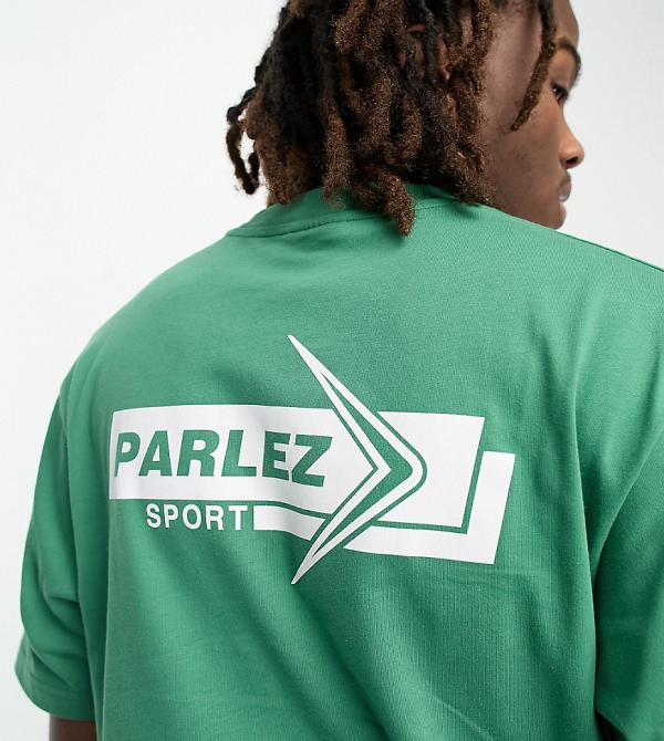 Parlez Capri t-shirt in green Exclusive to ASOS