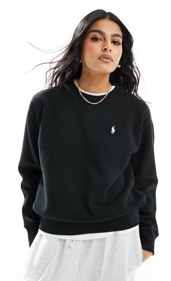 Polo Ralph Lauren crew neck sweater in black