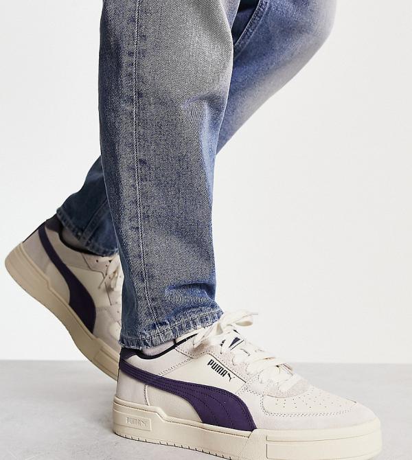 Puma Ca Pro patchwork sneakers in off white and navy - exclusive to ASOS